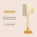 Furavie Self-Cleaning Pet Grooming Comb — One-Button Fur Release for Effortless Brushing