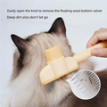 Furavie Self-Cleaning Pet Grooming Comb — One-Button Fur Release for Effortless Brushing