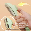 Furavie Self-Cleaning Pet Grooming Comb — One-Button Fur Release for Effortless Brushing