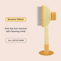 Furavie Self-Cleaning Pet Grooming Comb — One-Button Fur Release for Effortless Brushing